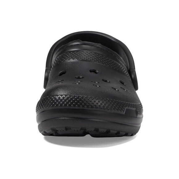 NEW Crocs Size Mens 7/Womens 9 Unisex Classic Lined Clog - Black/Black - Picture 2 of 5